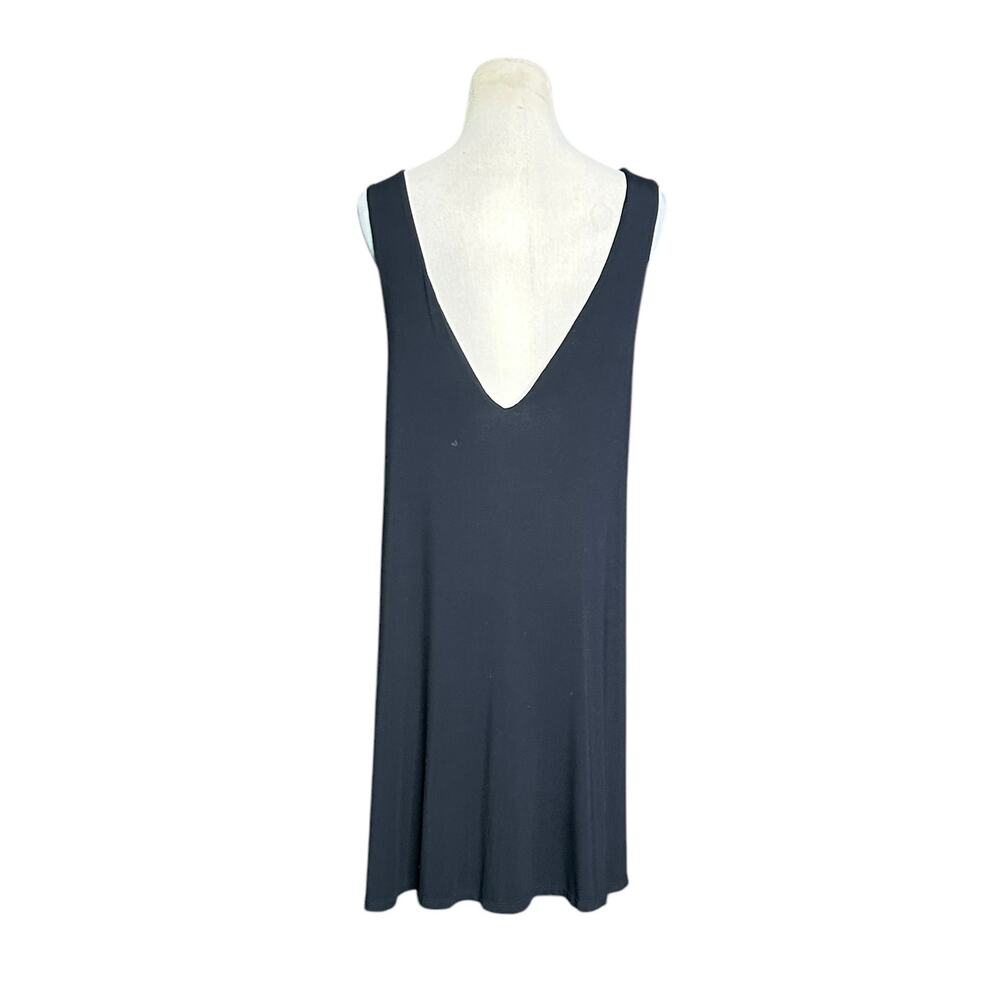 Asos black tank shift mini dress size 8 - Picture 2 of 16